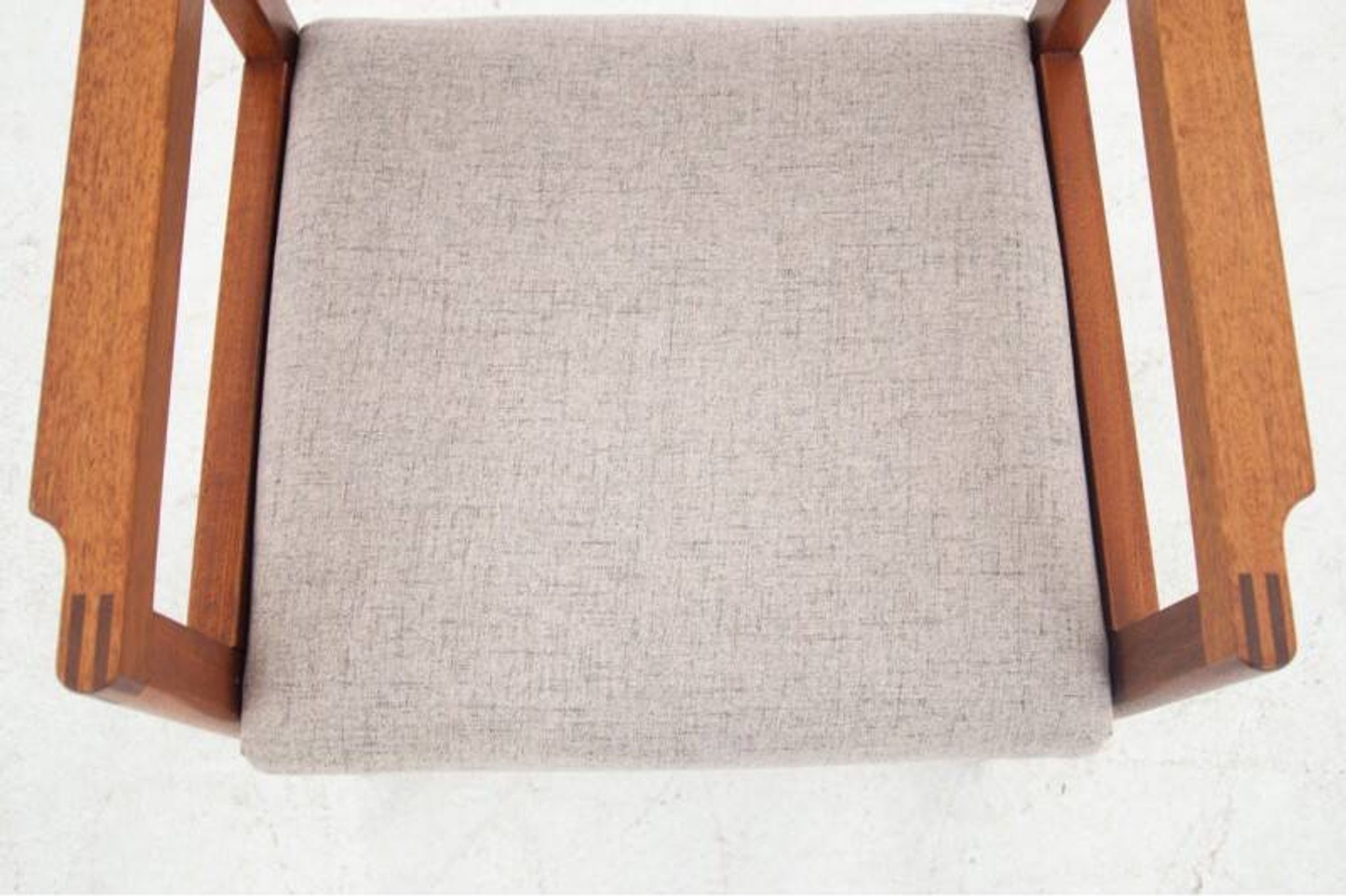 A pair of armchairs, Denmark, 1960s. After restoration.
