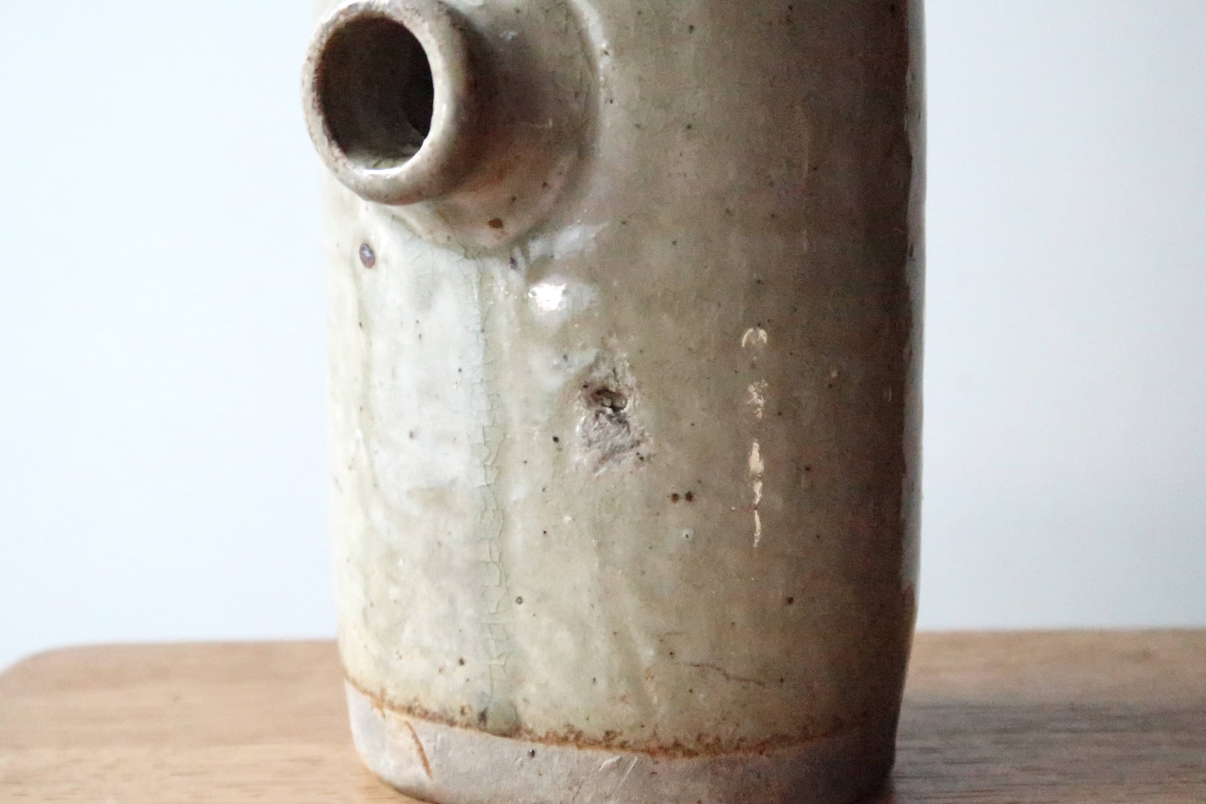 Sandstone bottle, La Borne, 50s