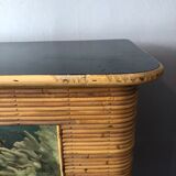 Vintage rattan bar