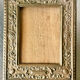Cadre antique en métal en laiton de style baroque