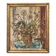 "Flowers", huile sur toile par Branislava Modelska-Jovanovic 1963