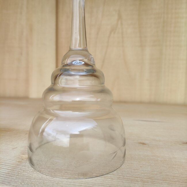 Set of 6 engraved glasses