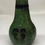 Flemish art deco stoneware soliflore vase