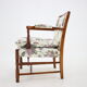 1940s Antique Beech Armchair in Gobelin Fabric,Czechoslovakia