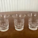 3 verres en cristal taillé DAUM