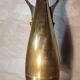 grand vase laiton style empire art  nouveau 1880 a 1910 ,   60x20  belle etat pour son age