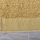 Mustard Moroccan Wool Berber Rug 133x211Cm