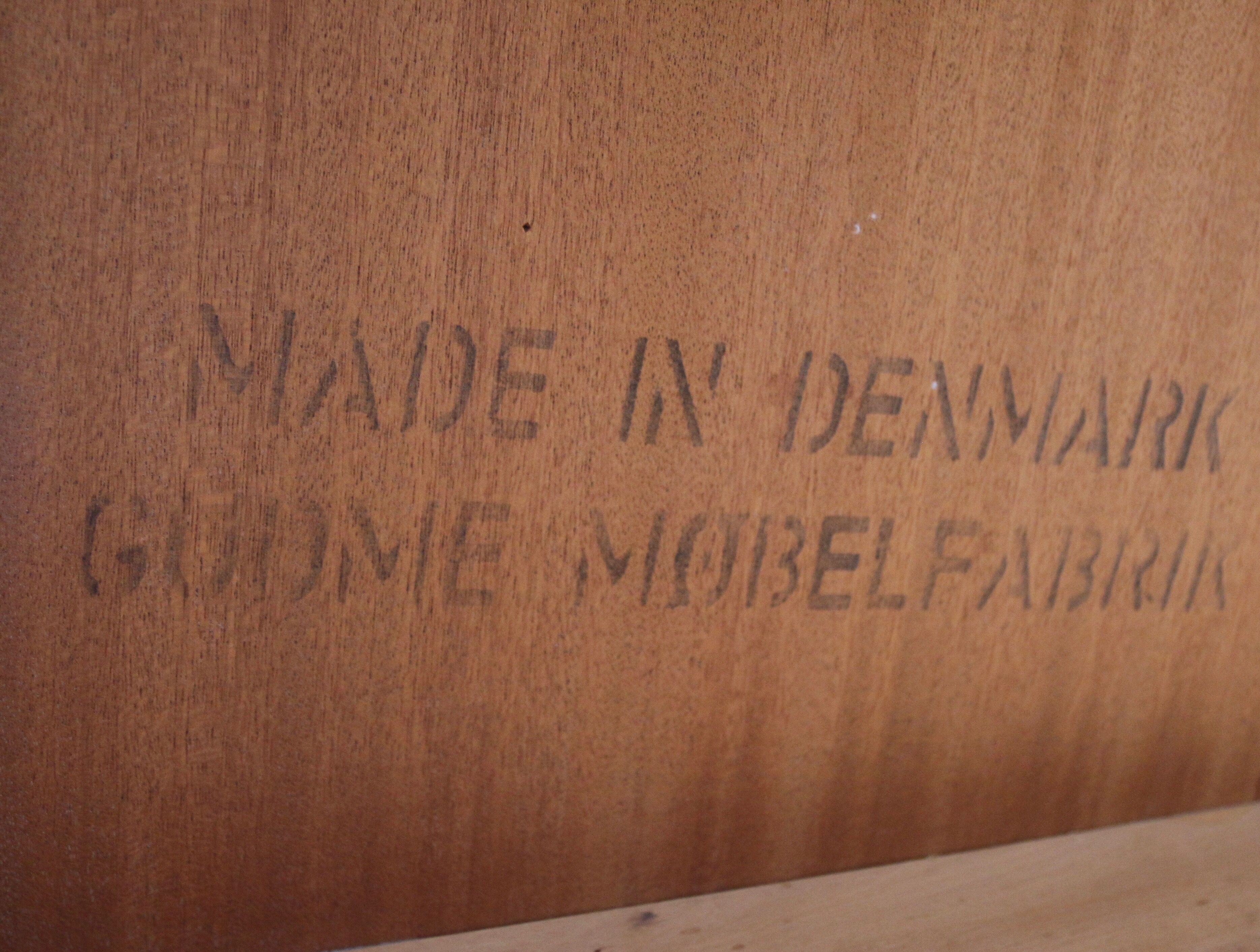 Scandinavian table by Ole Hald 1960