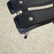 Pair of Celestina chairs by Marco Zanuso for Zanotta in black leather.
