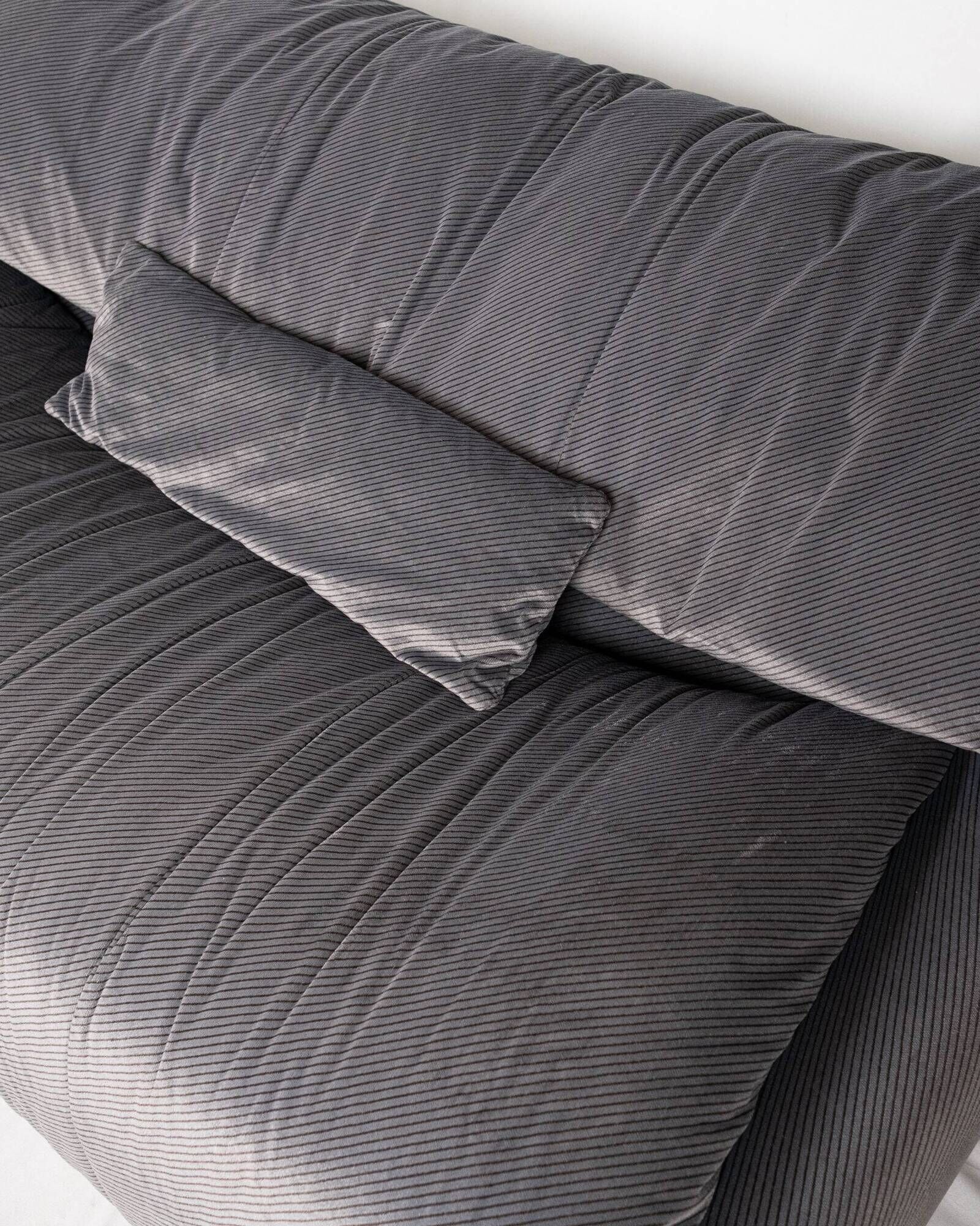 Compact pair of Plumy sofas, Annie Hiéronimus for Cinna, 1980s