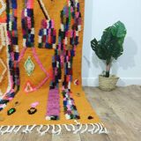 Azilal Berber rug in handmade wool 255 X 140 CM