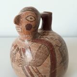 Peruvian stirrup vase with terracotta spout