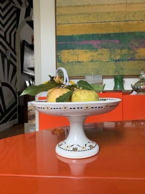 Gien porcelain fruit bowl from the 1930s