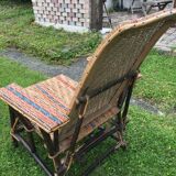 Rattan armchair