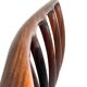 Set of 2 Niels Møller Model No 82 Chairs in Rosewood & Leather Denmark 60’s