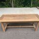 18th century farmhouse dining table renovated in solid oak 200cm