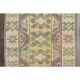 Vintage Turkish Oushak Handmade Wool Cotton Yellow Area Rug 119X210