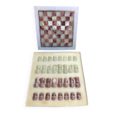 Marble and onyx chess set