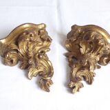 Paire de consoles d'appliques