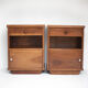 Pair of art deco bedside tables