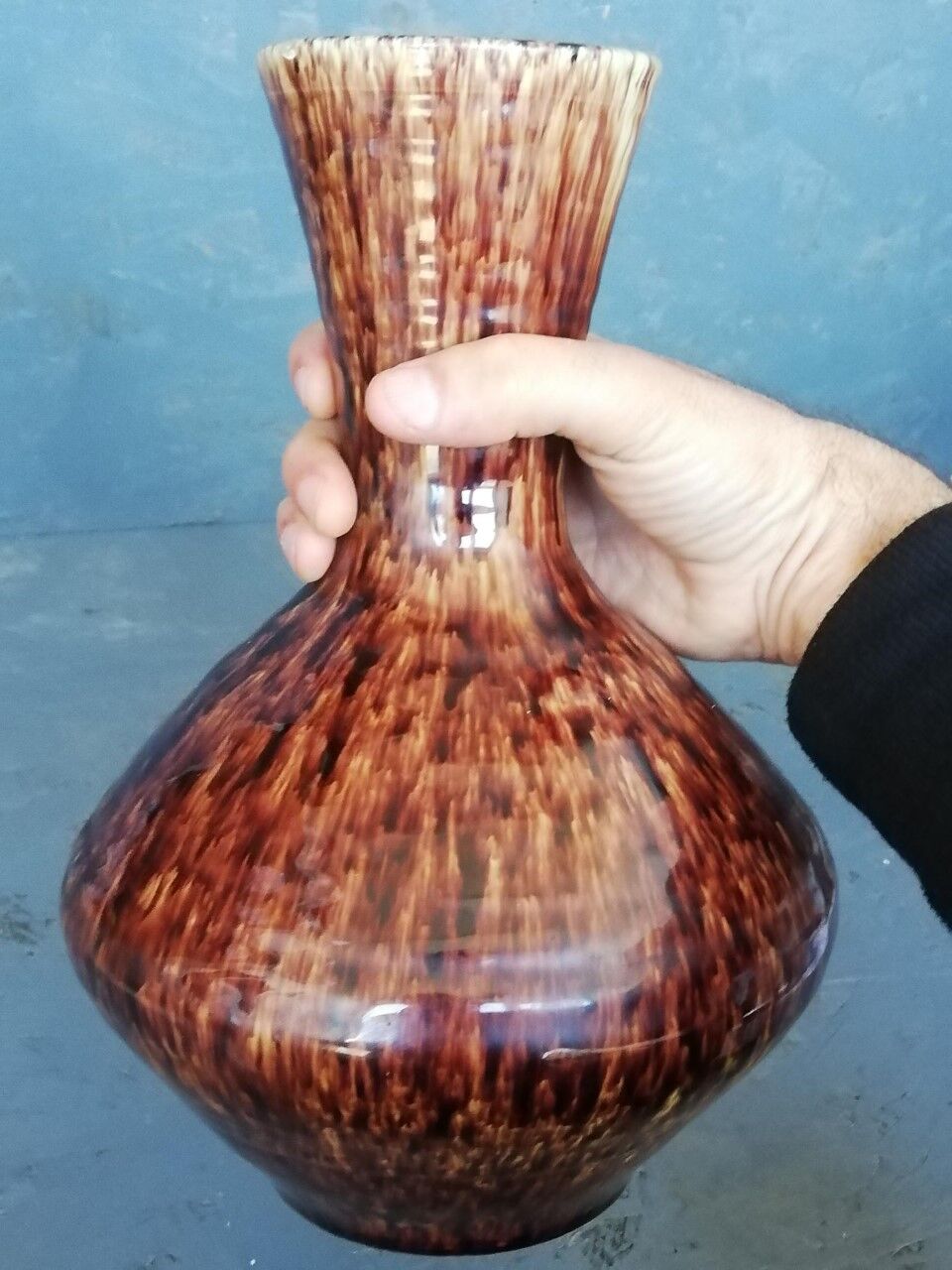 Vase 60s signed Accolay