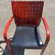 Set of two Sky designer armchairs in wood and metal