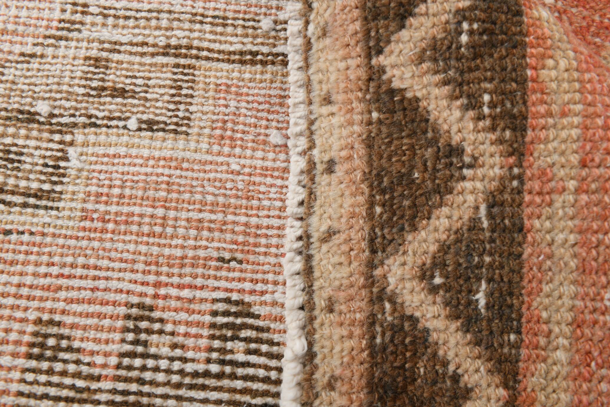 Vintage Pale Red Oriental Persian Runner Rug, 84x389Cm