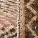 Vintage Pale Red Oriental Persian Runner Rug, 84x389Cm