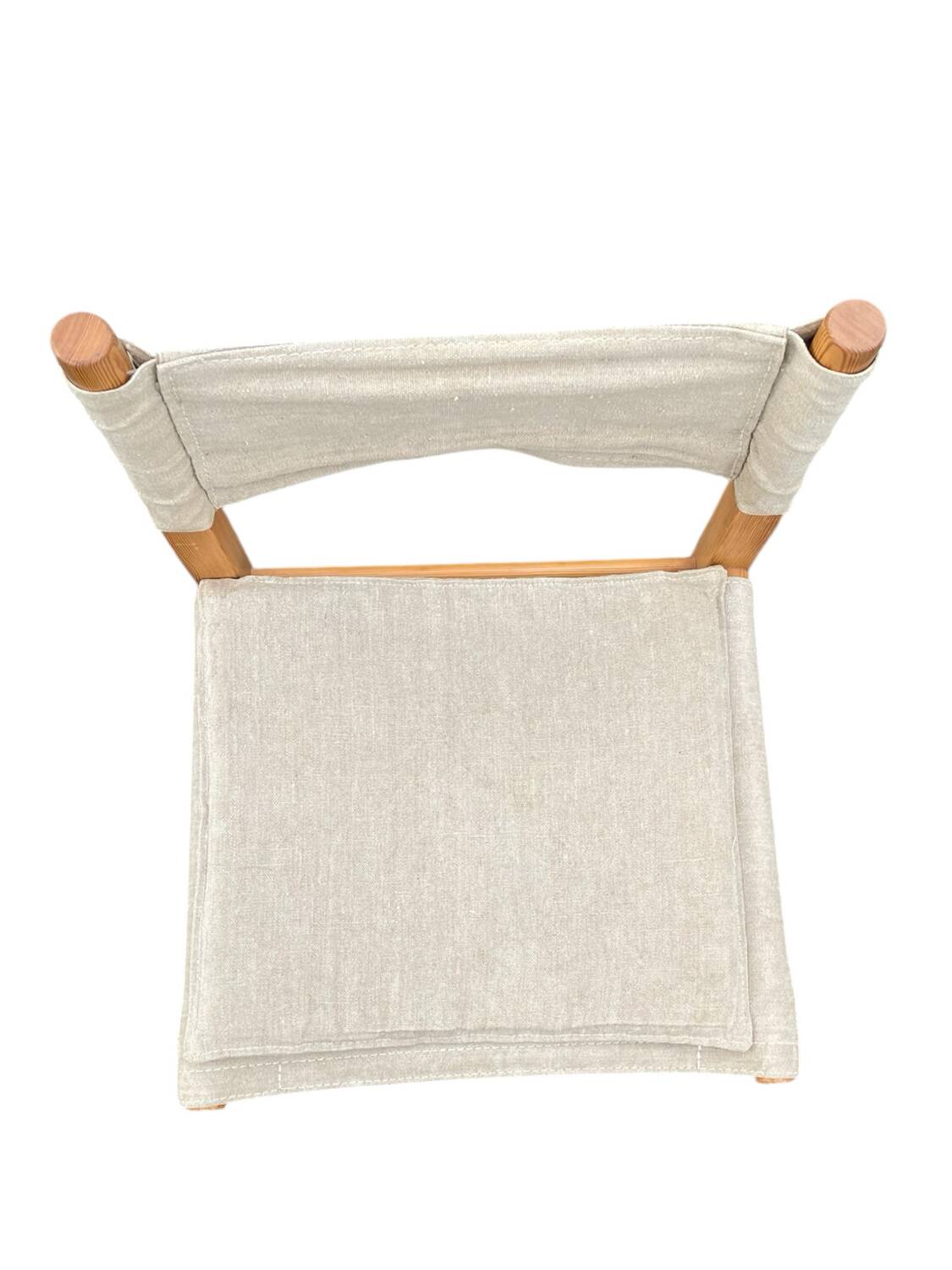 Tomas Jelinek Kotka Chair for Ikea pine and linen 1970s