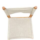 Tomas Jelinek Kotka Chair for Ikea pine and linen 1970s