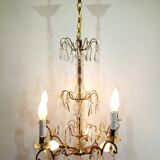 Lustre 5 lumières cristal
