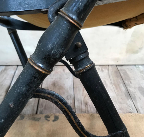FAUTEUIL PLIANT DE LA FIN DE L'ÉPOQUE VICTORIENNE