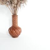 Early 20th Century Taisho/Showa Period Japanese Woven Bamboo Ikebana Vase