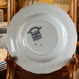 English earthenware service, CP monogram, ducal crown, 109 pieces