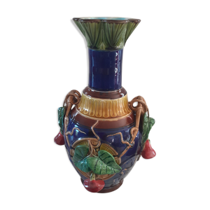 Vase barbotine, Majolica