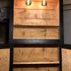 High cabinet with lighting