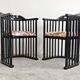 Paire de fauteuils Jugendstil Josef Hoffmann années 1910