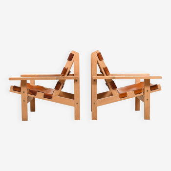 Pair of Hunting Chairs Model 168 by Kurt Østervig 1960s