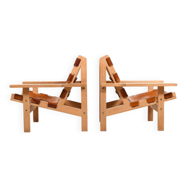 Paire de fauteuils modèle 168 par Kurt Østervig Années 1960