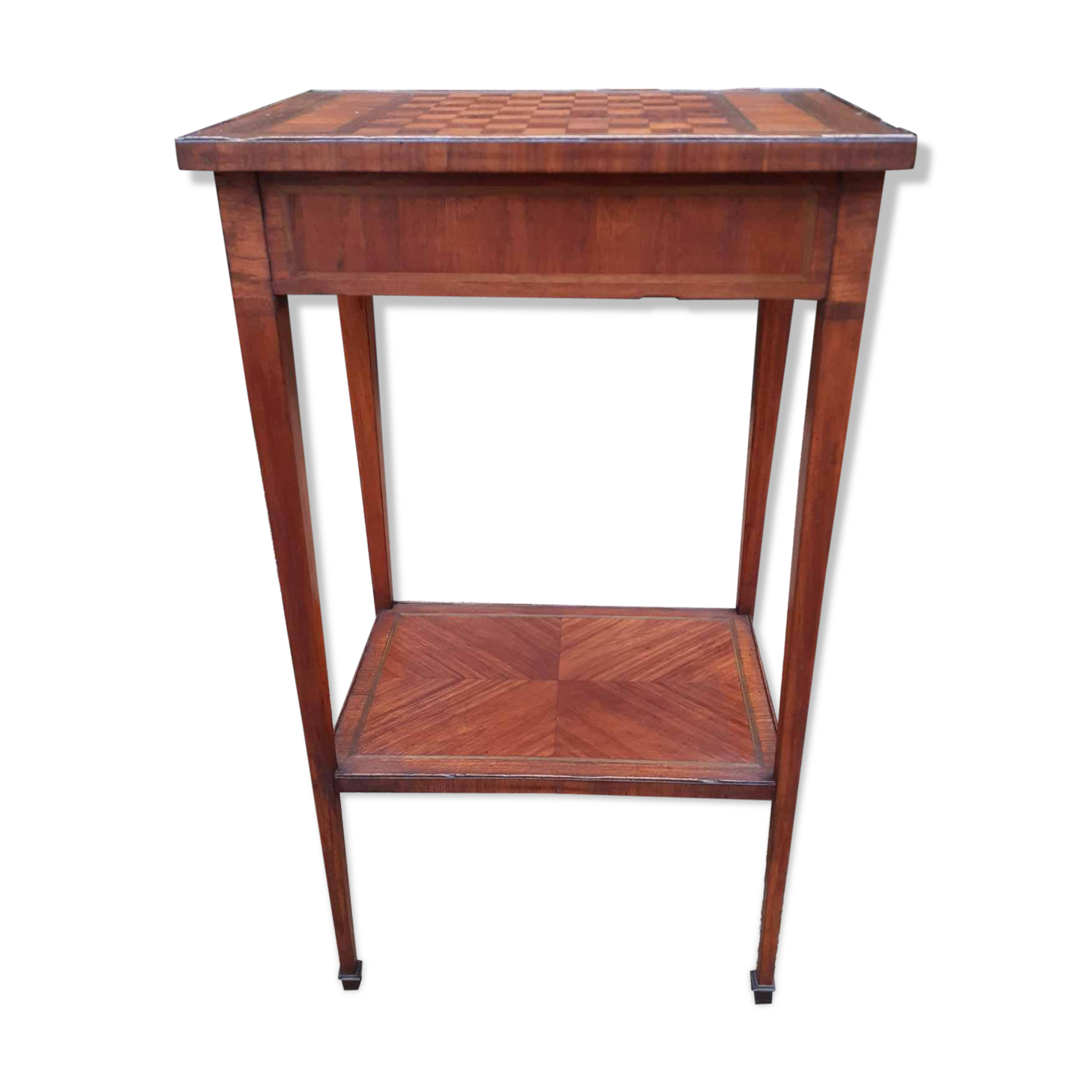 Wooden side table at the end of the 19th century