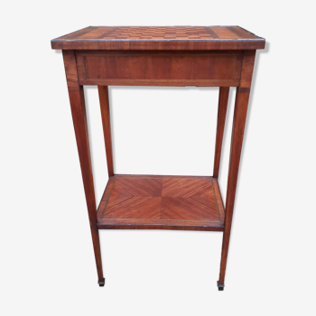 Wooden side table at the end of the 19th century