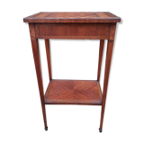 Wooden side table at the end of the 19th century