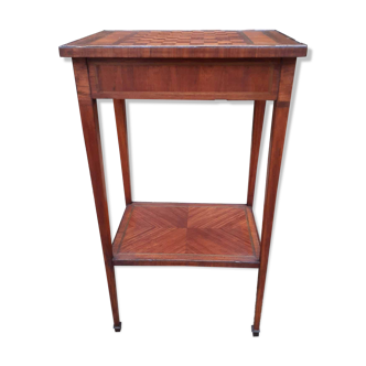 Wooden side table at the end of the 19th century
