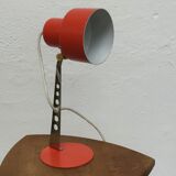 Pair of orange lamps