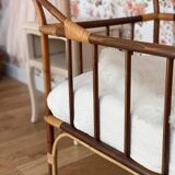 Rattan cot