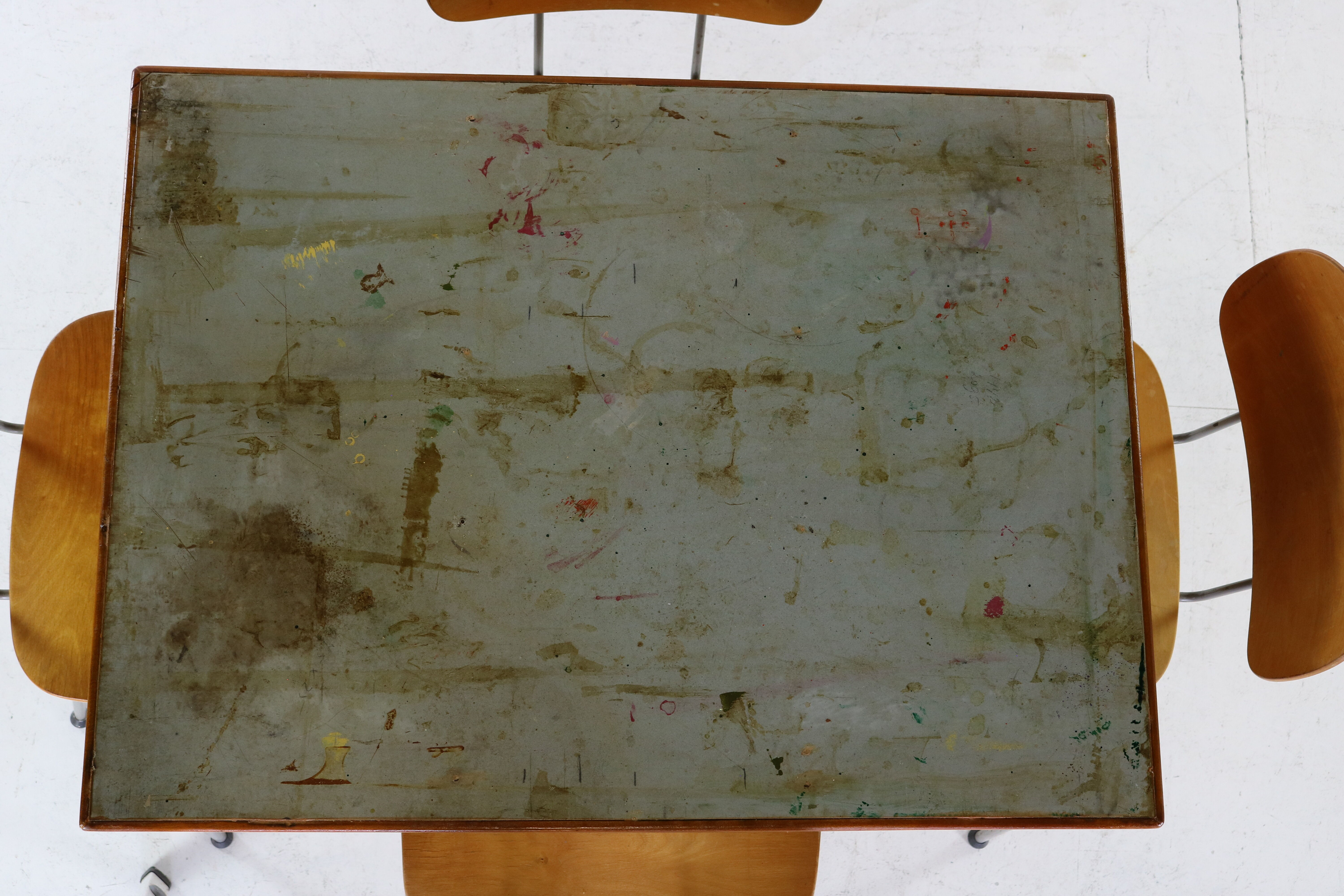 Dutch design dining set by Rietveld for Gispen Holland