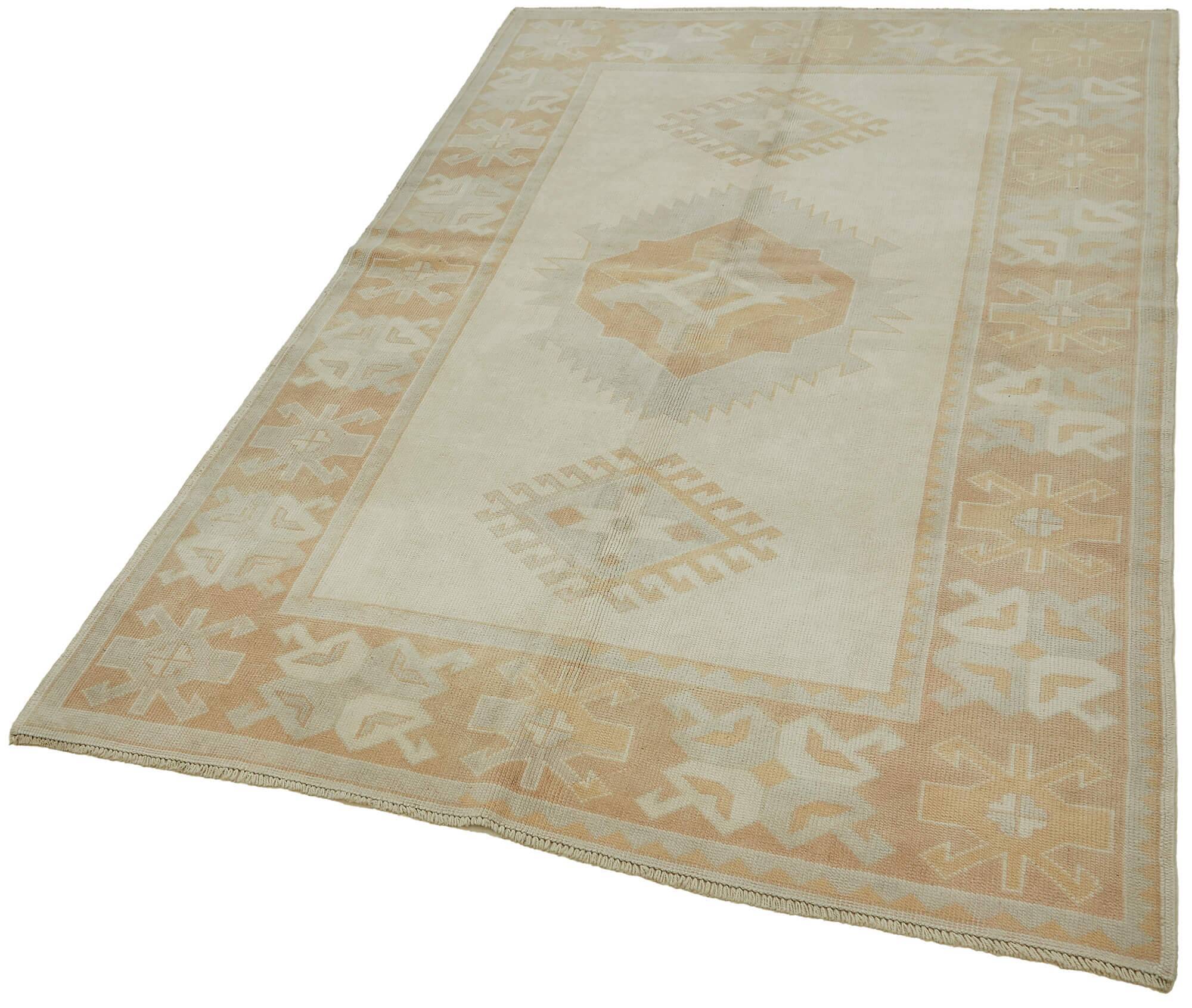 Turkish Vintage Anatolian Rug 151 cm x 228 cm