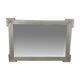 Miroir rectangulaire verre biseauté gris 55 x 80 cm