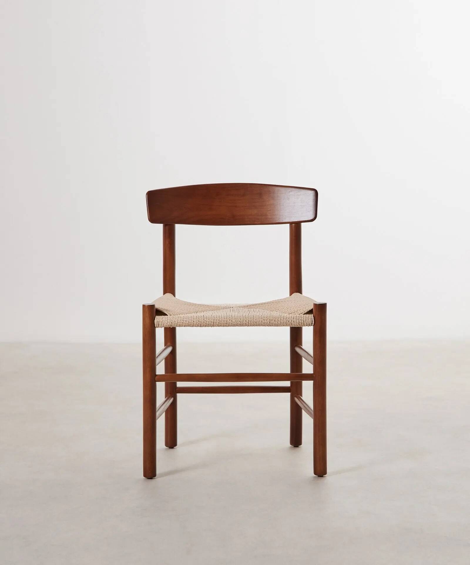 Alba chair in wood and rope – natural/Scandinavian style