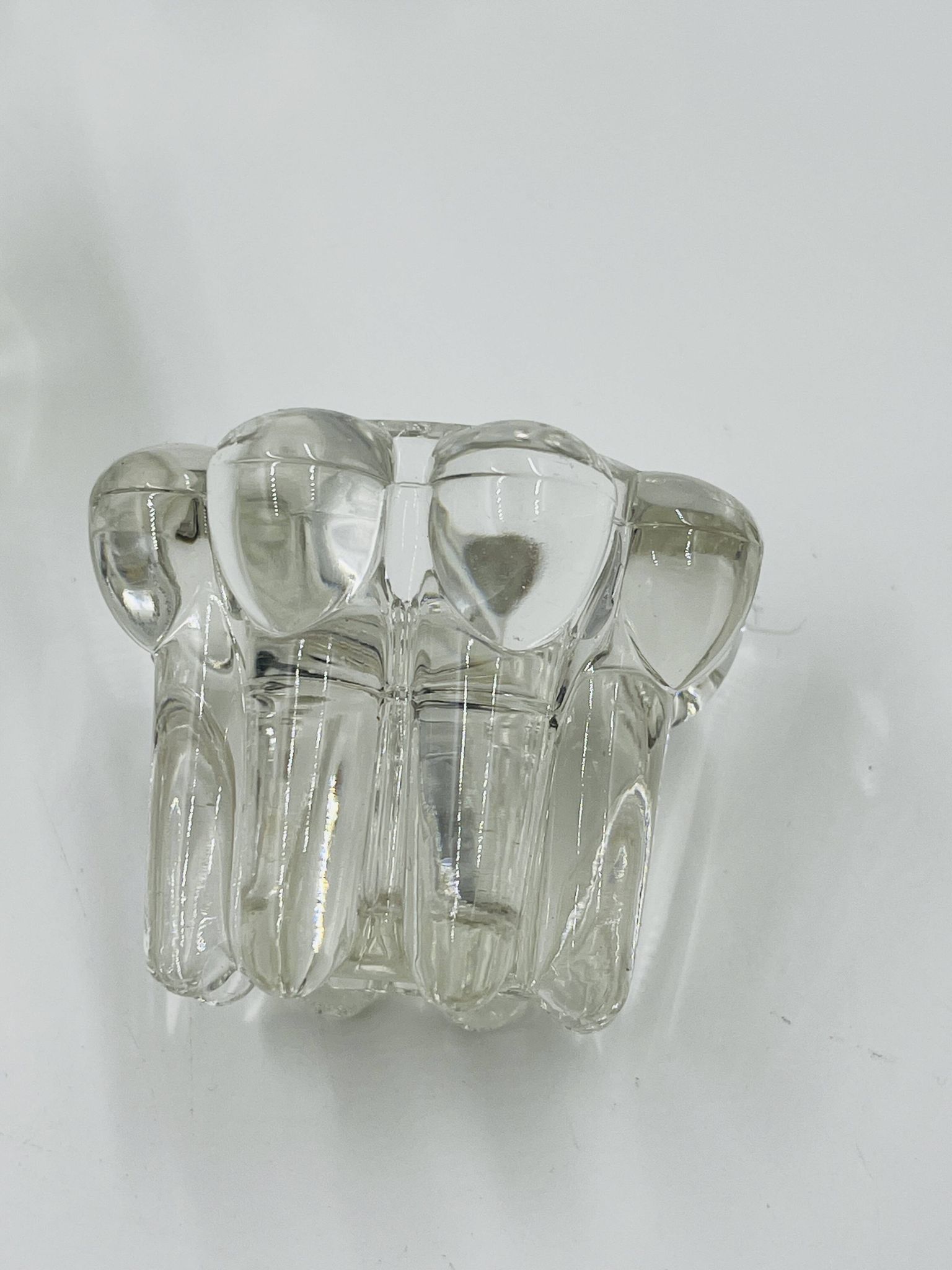 Set of 6 vintage flower candle holders by VMC Reims - 1960s